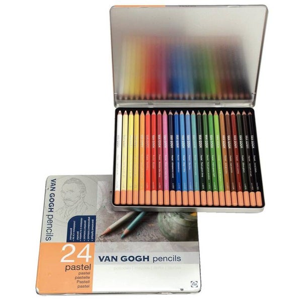 Van Gogh basisset pastelpotloden met 24 kleuren