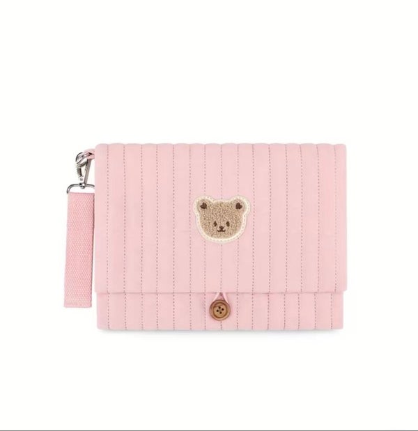 Faltbare Wickeltasche - Rosa