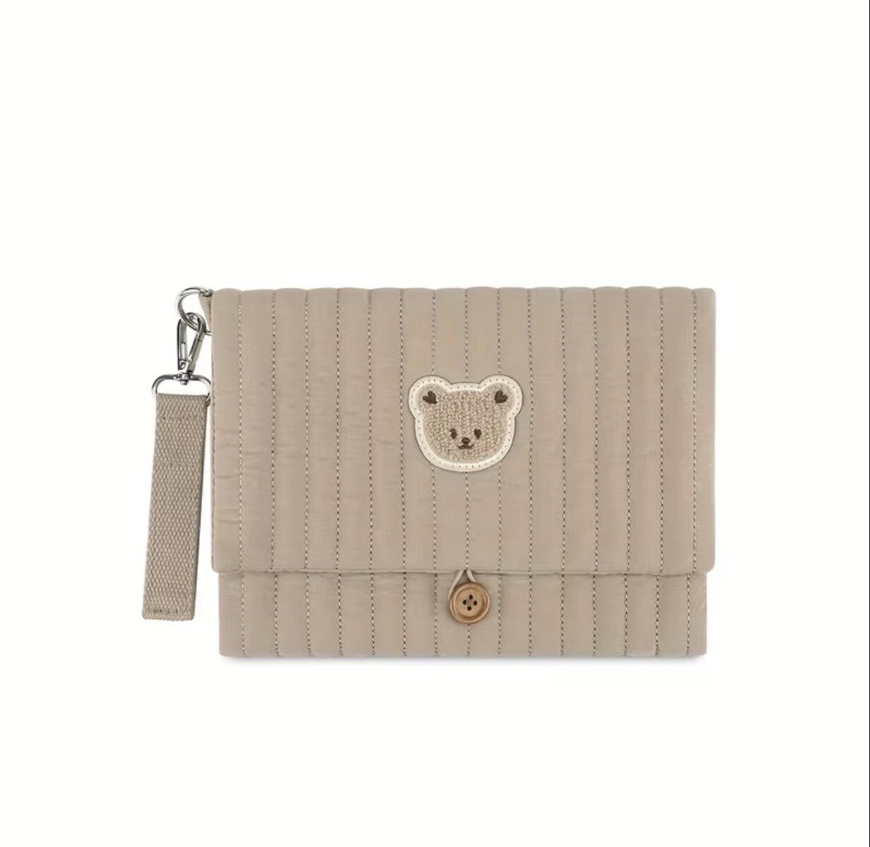 Faltbare Wickeltasche - Braun