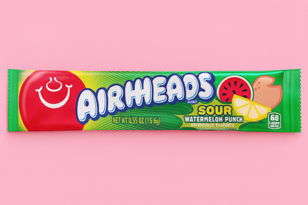 Airheads Bar Sour Watermelon Punch 16g