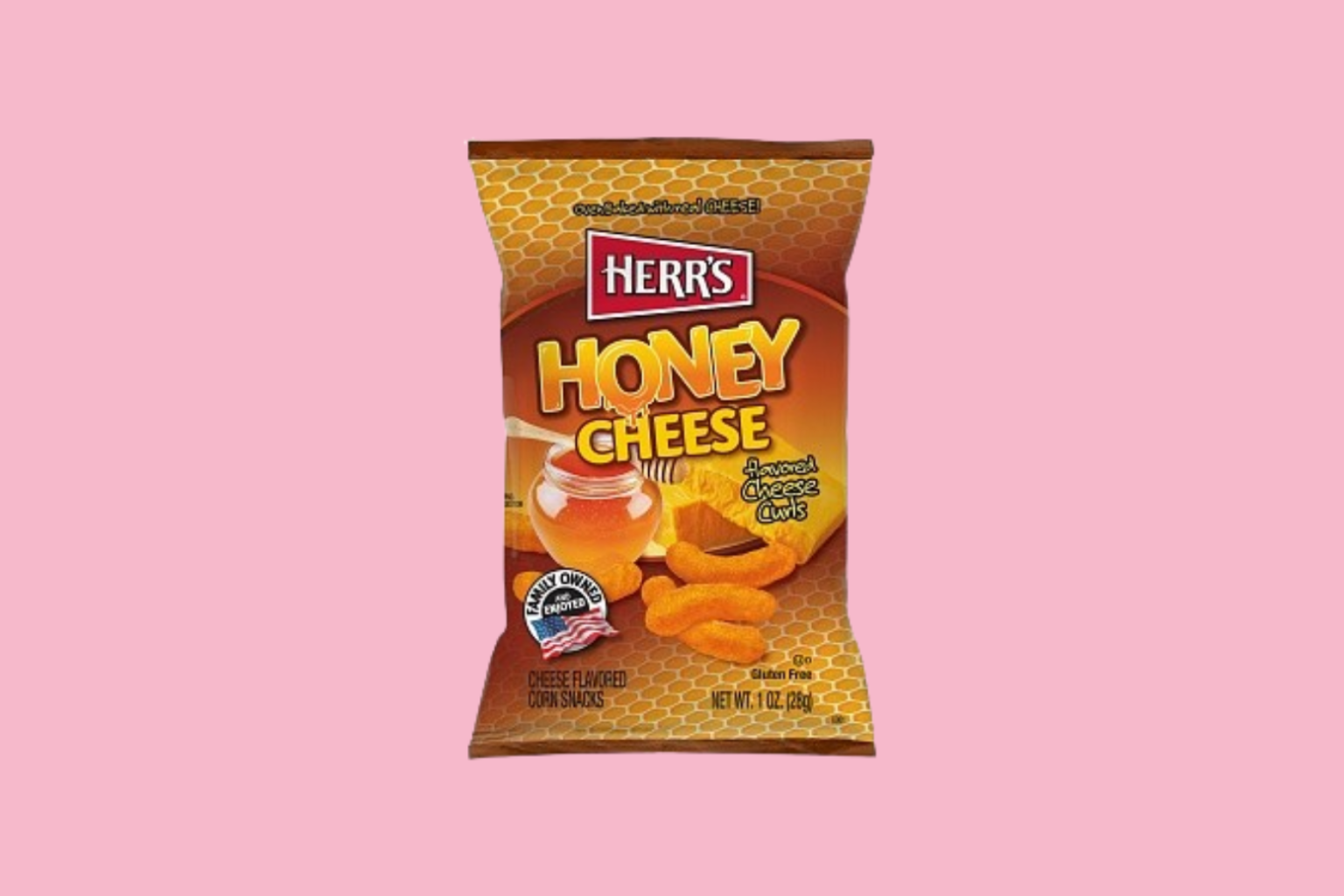 Herr's Cheese Curls Honey Cheese 28g