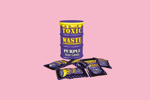 Toxic Waste Sour Candy Drum Purple 42g