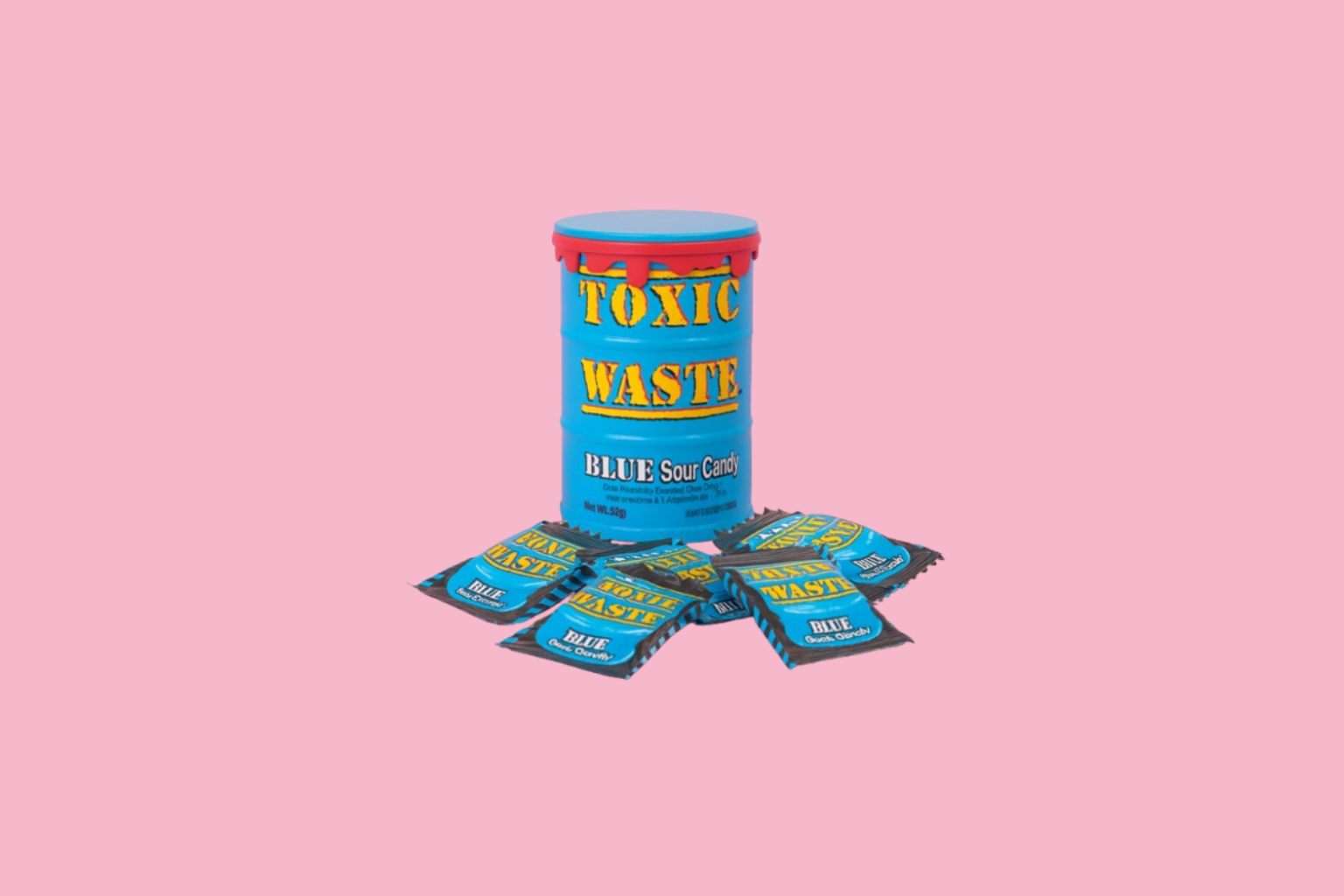 Toxic Waste Sour Candy Drum Blue 42g