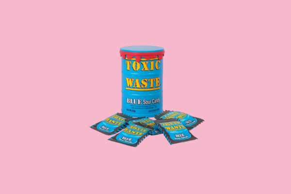 Toxic Waste Sour Candy Drum Blue 42g