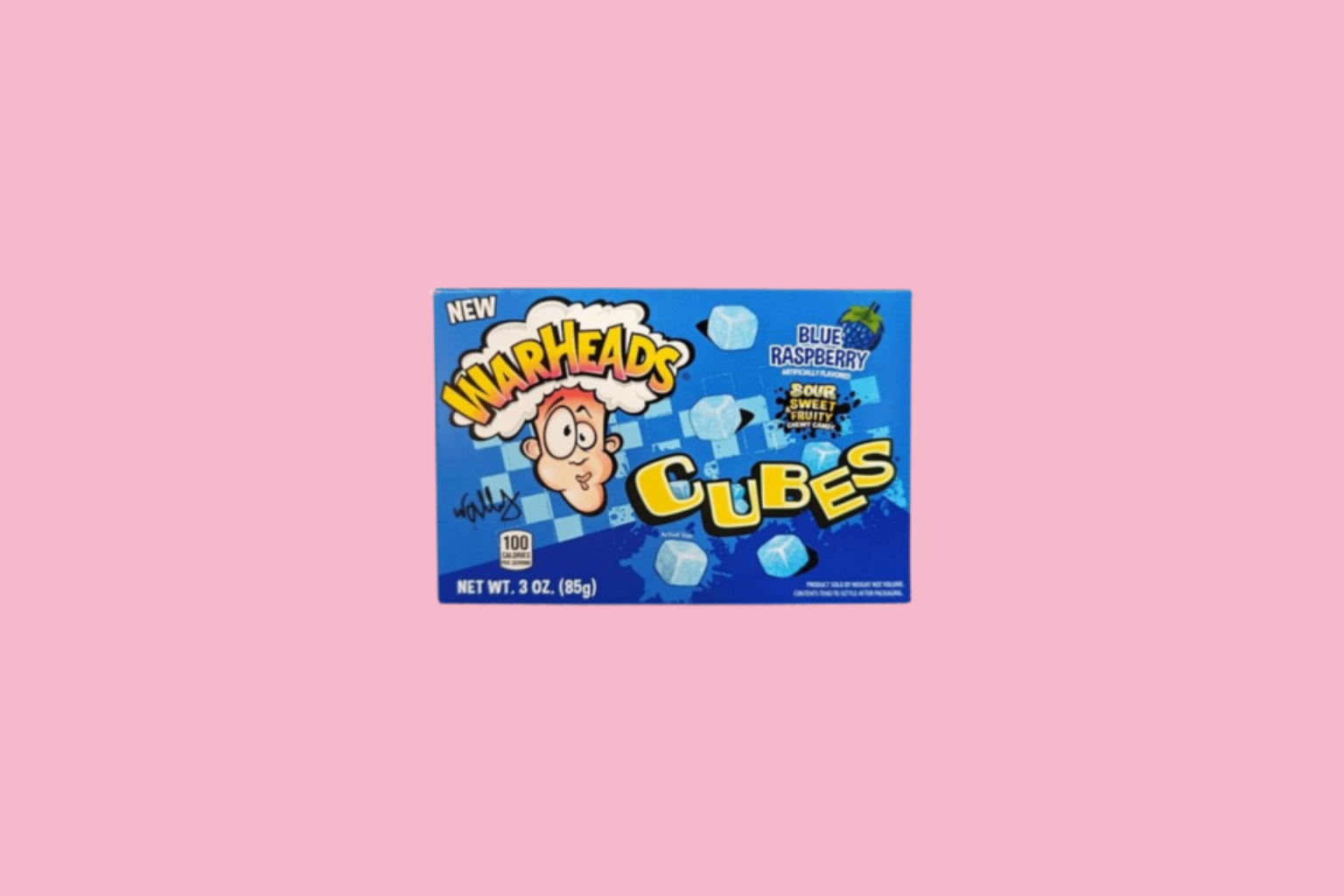 Warheads Cubes Blue Raspberry 85g