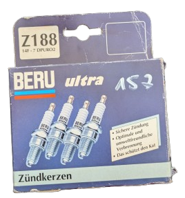 4x BERU Ultra Zündkerzen Z 188 / 14 F-7 DPUR02 – NEU & OVP