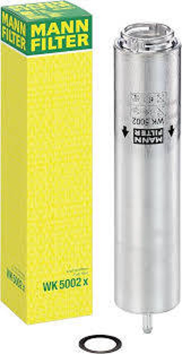 MANN-FILTER WK 5002 x bezeichnet einen Kraftstofffilter (Leitungsfilter) in Erstausrüsterqualität