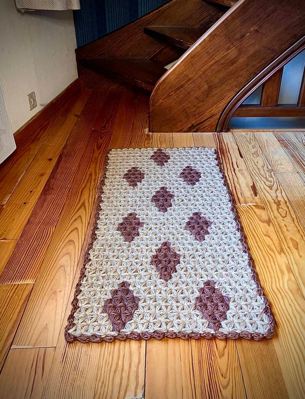 Tapis “Losange” en jute