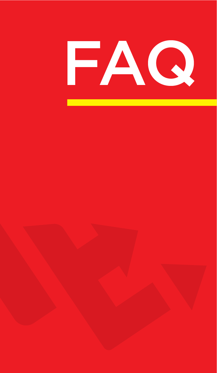 Branded Banner to display the "FAQ" text section 