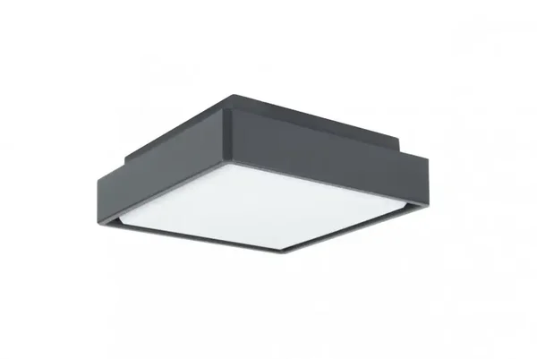 Applique murale LED carrée 20 cm – luminaire mural moderne pour intérieur et extérieur