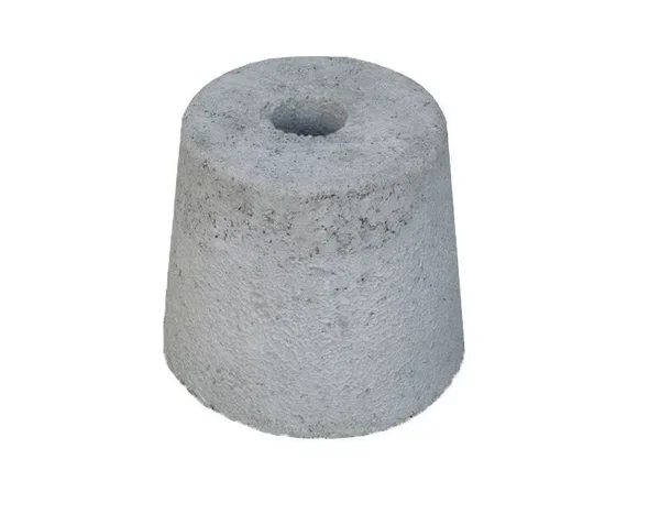 Socle rond en béton pour éclairage extérieur 19 cm