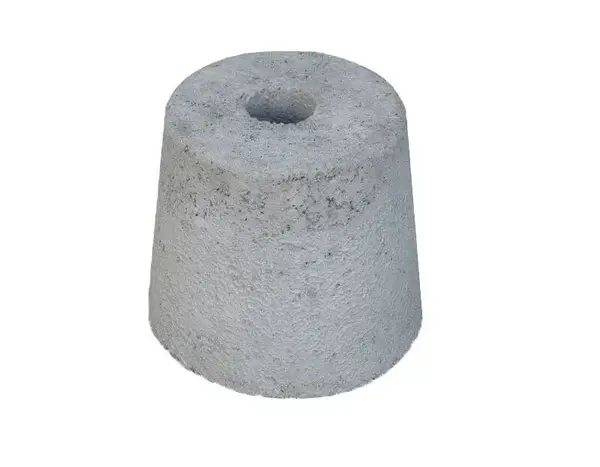 Socle rond en béton pour éclairage extérieur 19 cm