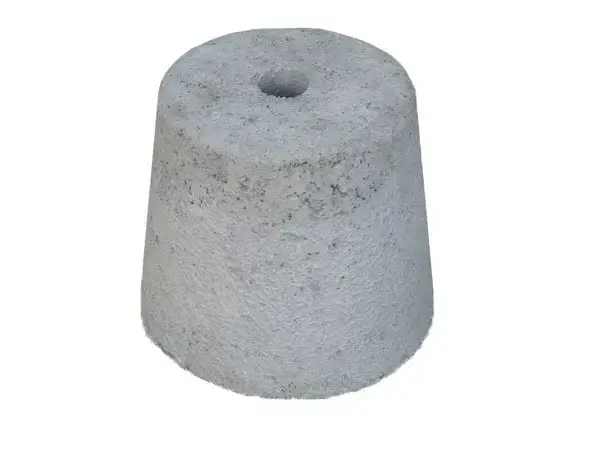 Socle rond en béton pour lampe extérieure 23 cm