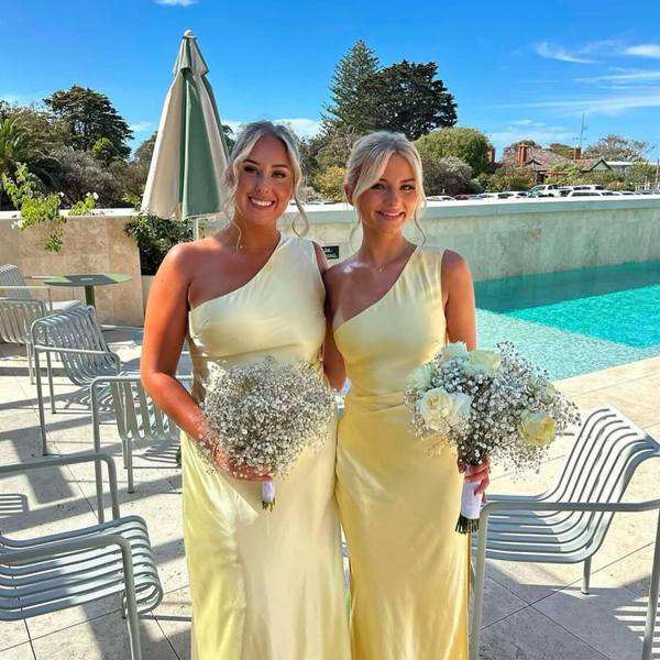 Lemon "Victoria Silk Dress"