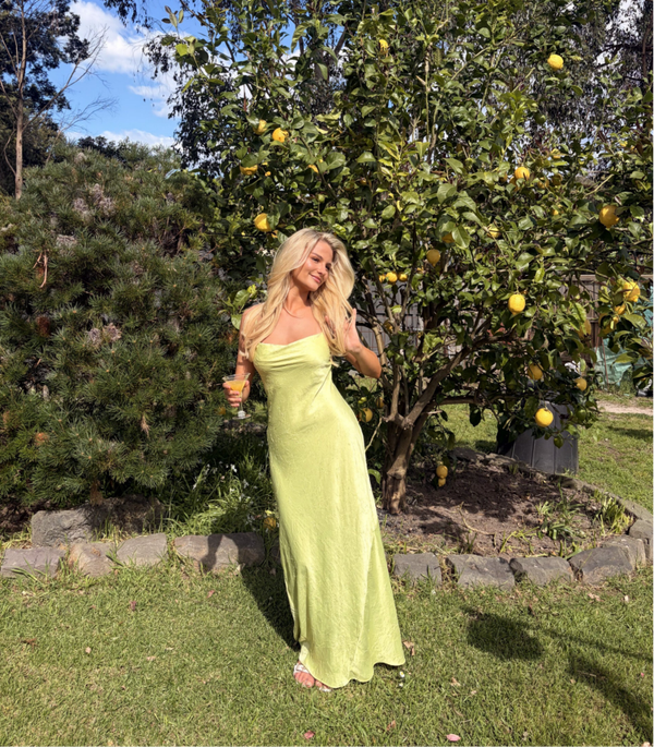 Bec & Bridge lime "Lani" dress