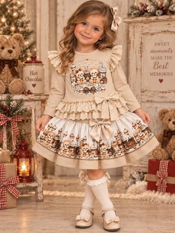 Luxery skirts set beer taupe