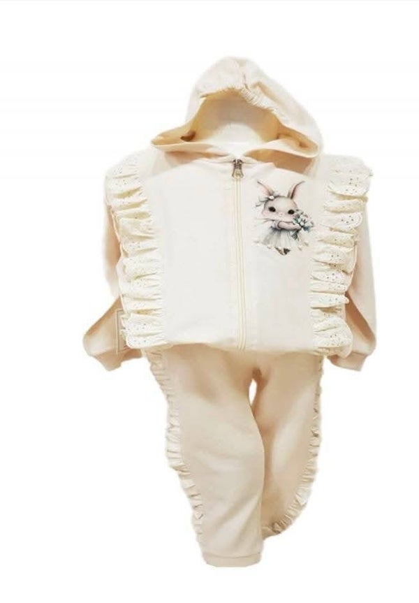 Luxery bunny set beige