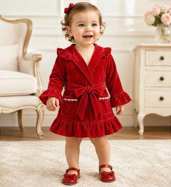 Luxery badjas exclusief bij ons rood