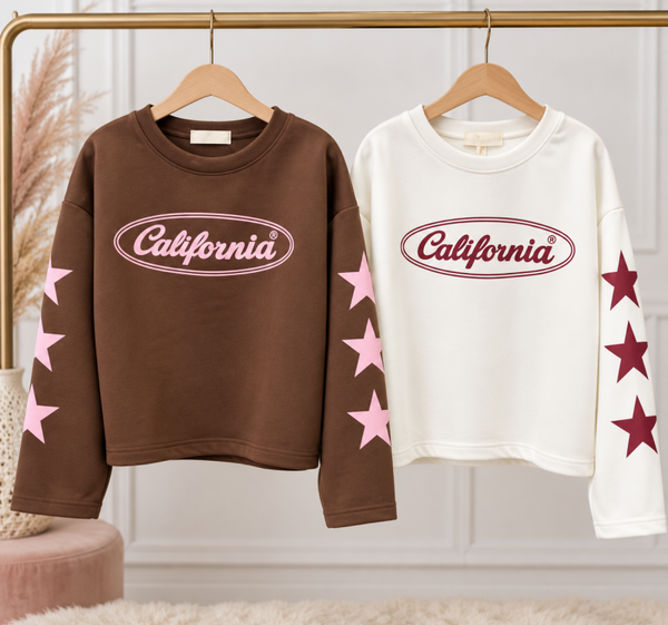 Trui Californië in 2 kleuren beschikbaar