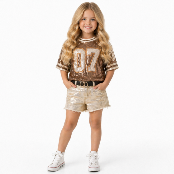 Glitter set gold