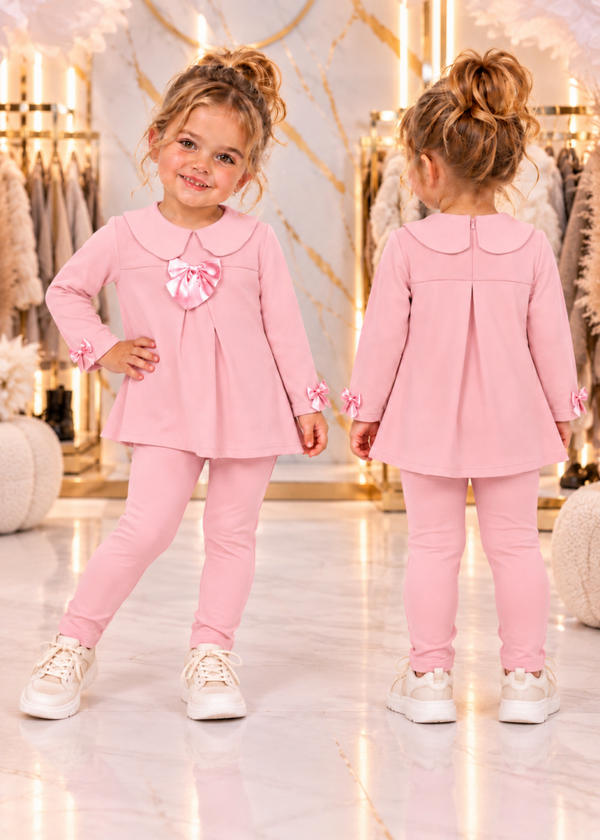 Luxery frill set roze kleine maat