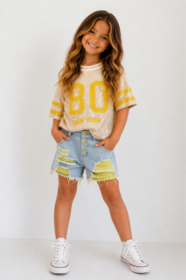 Sparkling yellow set