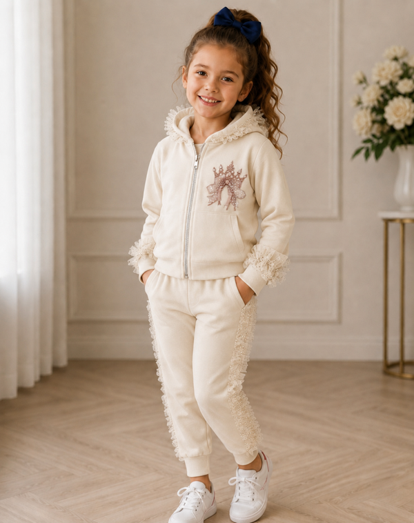 Luxery crown set beige
