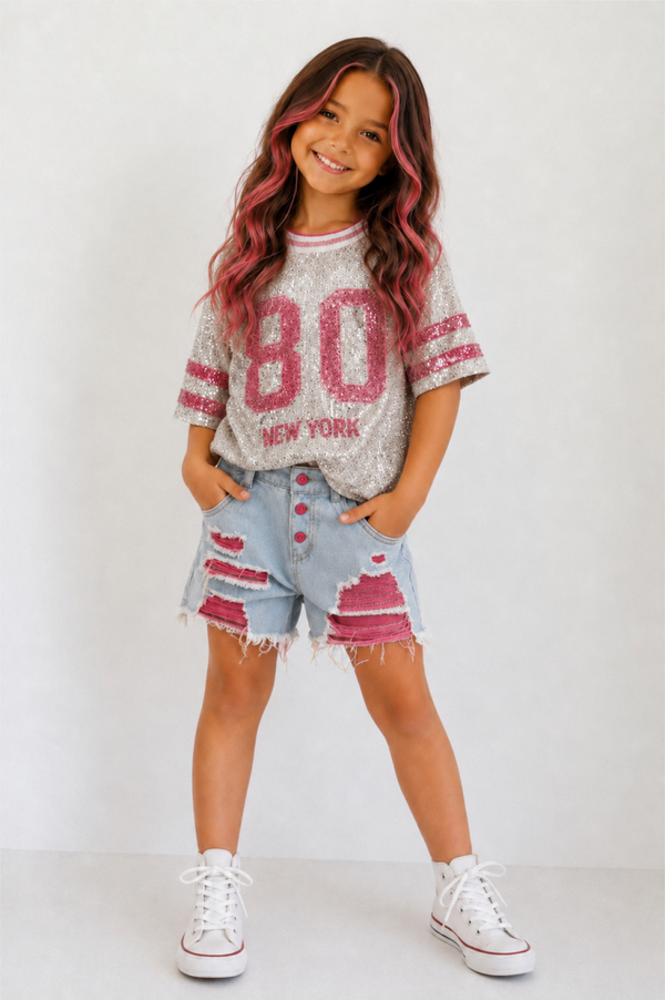 Sparkling fushia set