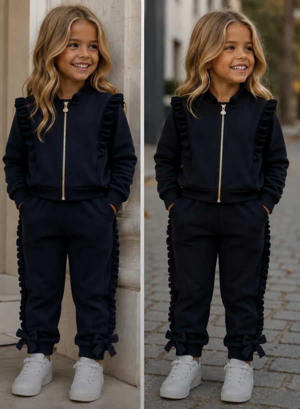 Luxery sets in blauw en zwart