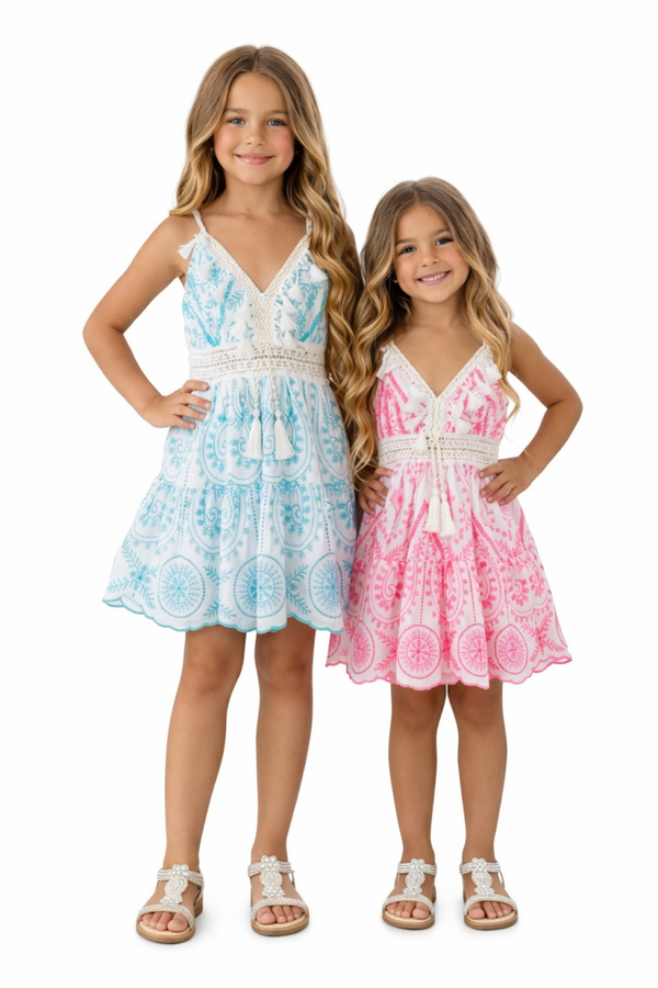 Boho jurkje in 3 kleuren