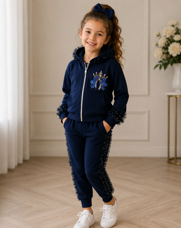 Luxery crown set navy