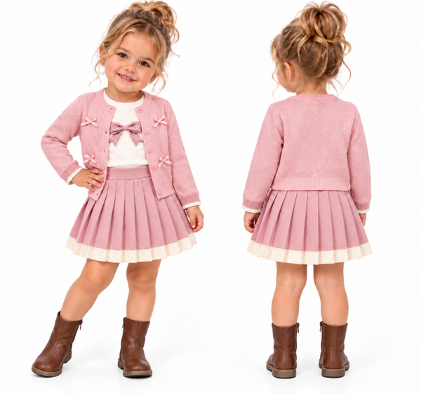 3-delige set sweet chic roze
