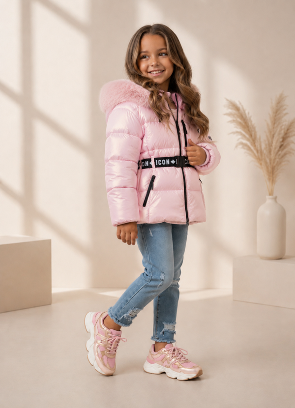 Icon winterjas girly pink (pre-order 1 aug)