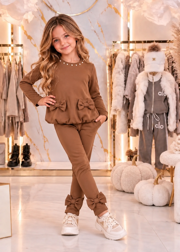 Luxery bow set camel