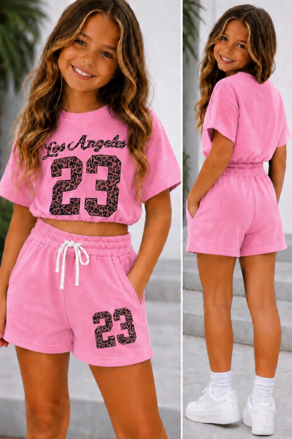 Los Angeles donker roze