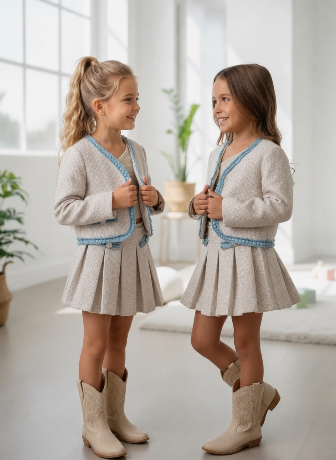 Setje dionne beige