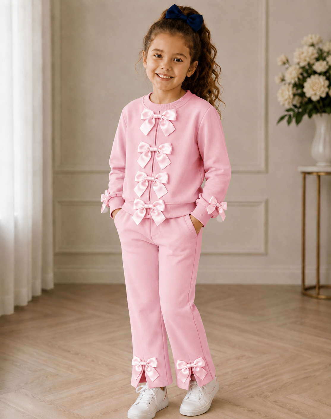 Luxery legging set pink