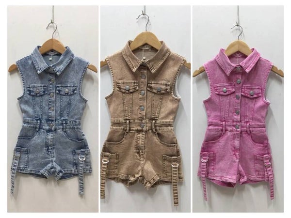 Jeans jumpsuit in 3 kleuren