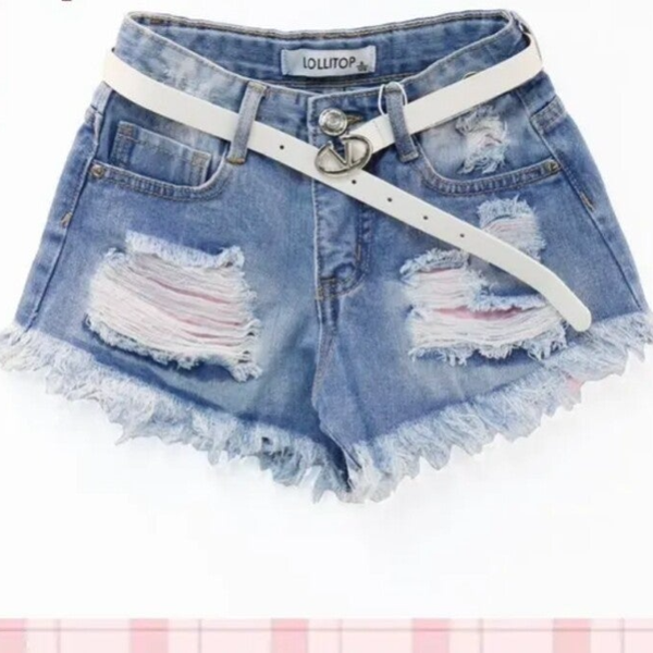 Jeans met riem