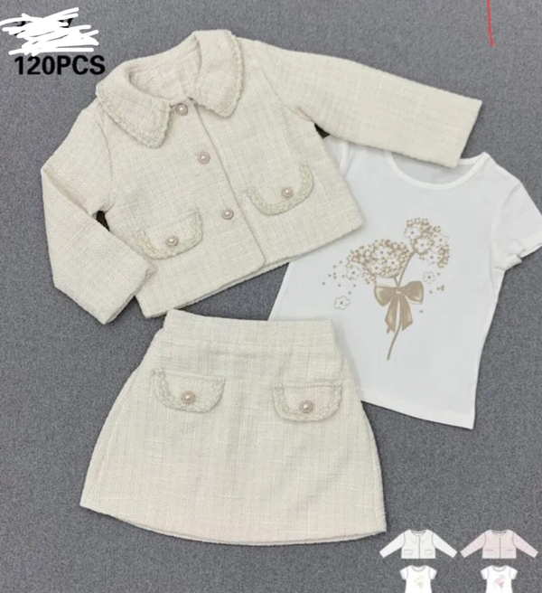 Setje super girl CREME