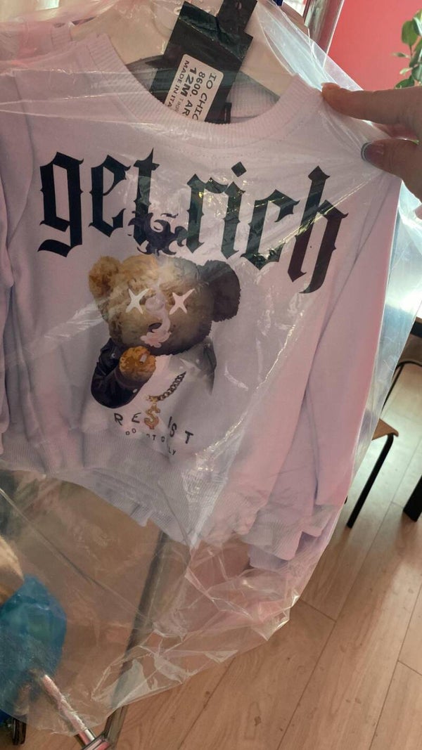 Trui get ritch creme wit