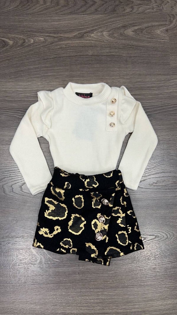 Setje le chica leopard black