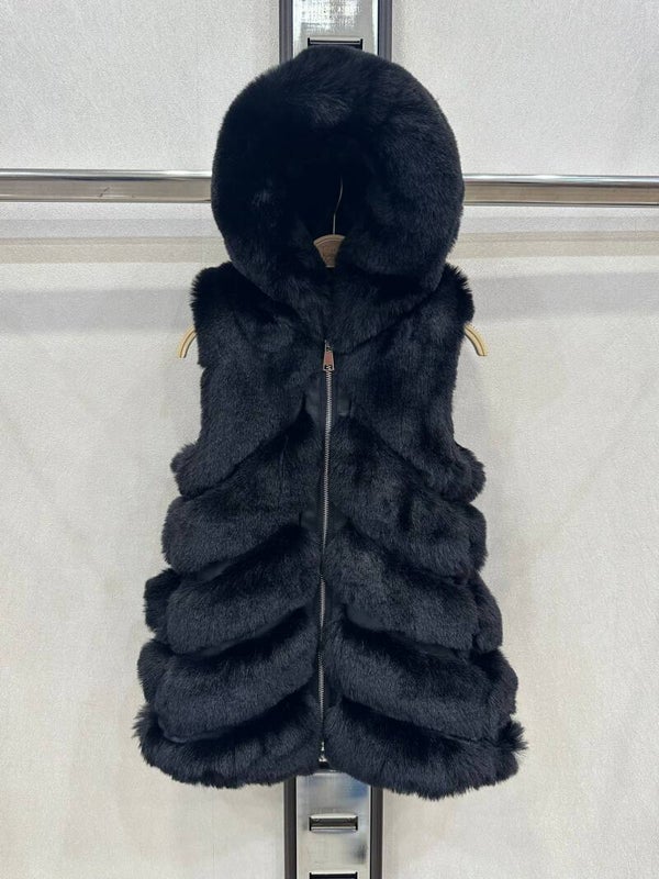 Fur bodywarmer