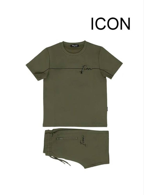Icon zomerset streep legergroen