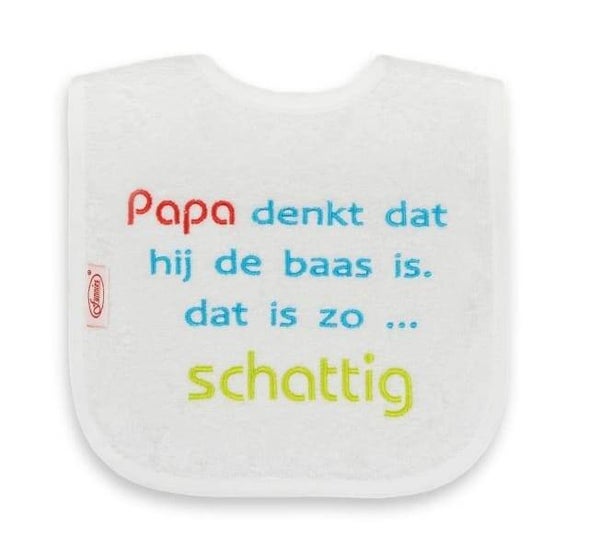 Papa denk dat hij de baas is ...