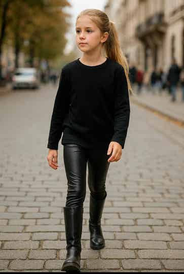 Leatherlook legging