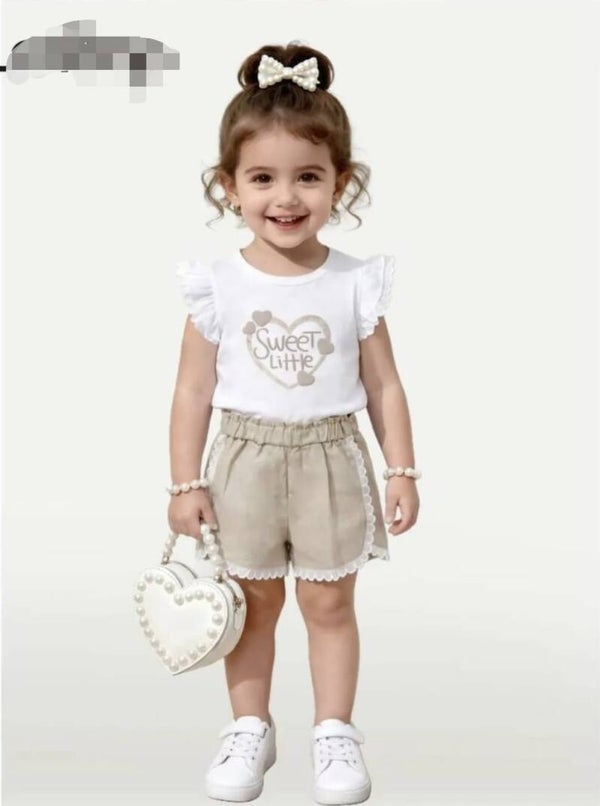 Setje sheet little taupe
