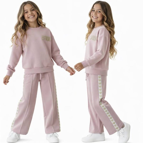 Soho set hartjes oud roze