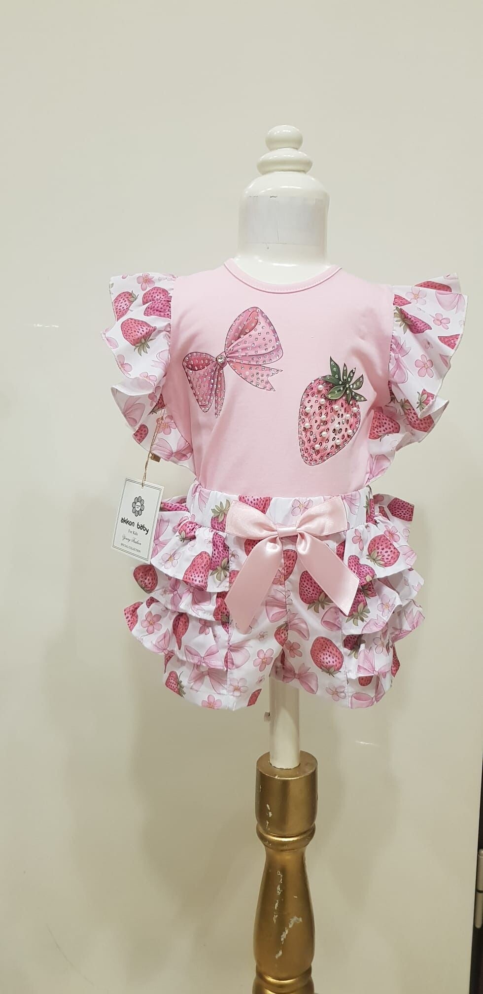 Aarbeien broek set