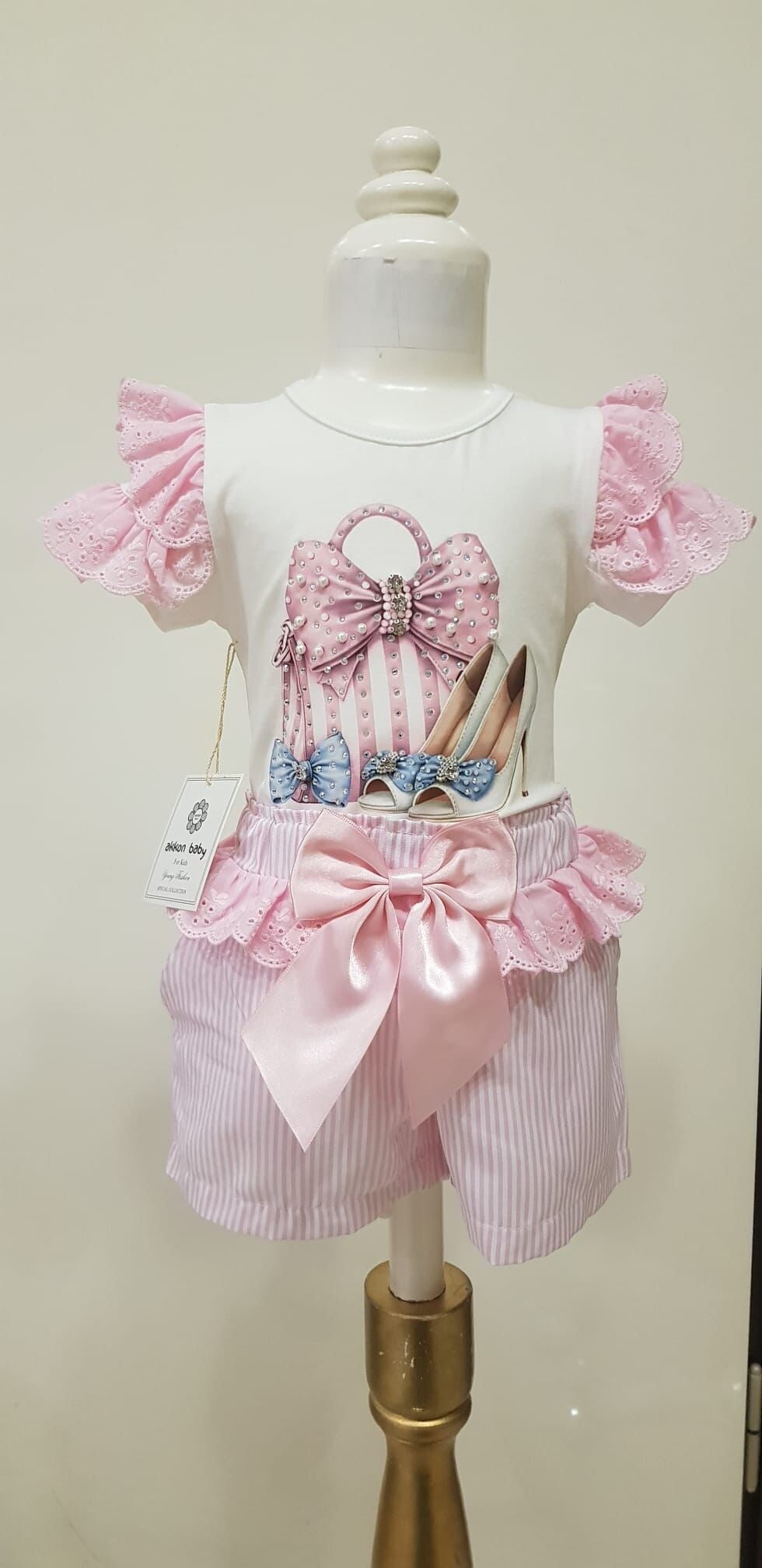 Luxery set bag pink
